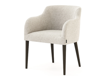 CANNES - Upholstered microfiber chair with armrests by Stylish Club - view 2